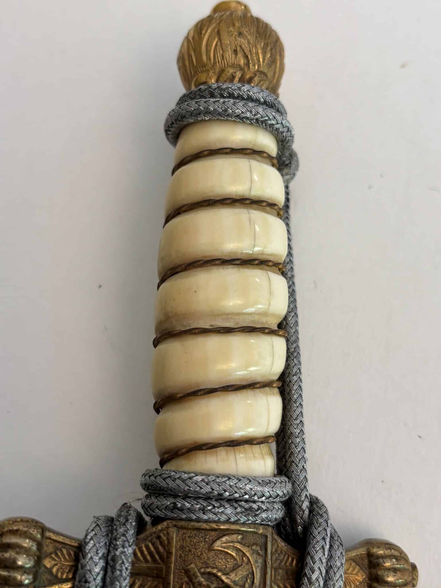 1st Model Navy Dagger by Carl Eickhorn with Portepee & Hangers (034) - Image 8
