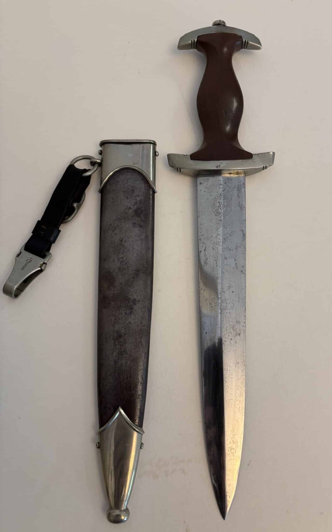 Early SA Dagger by J. A. Henkels with Hanger (020) - Image 5