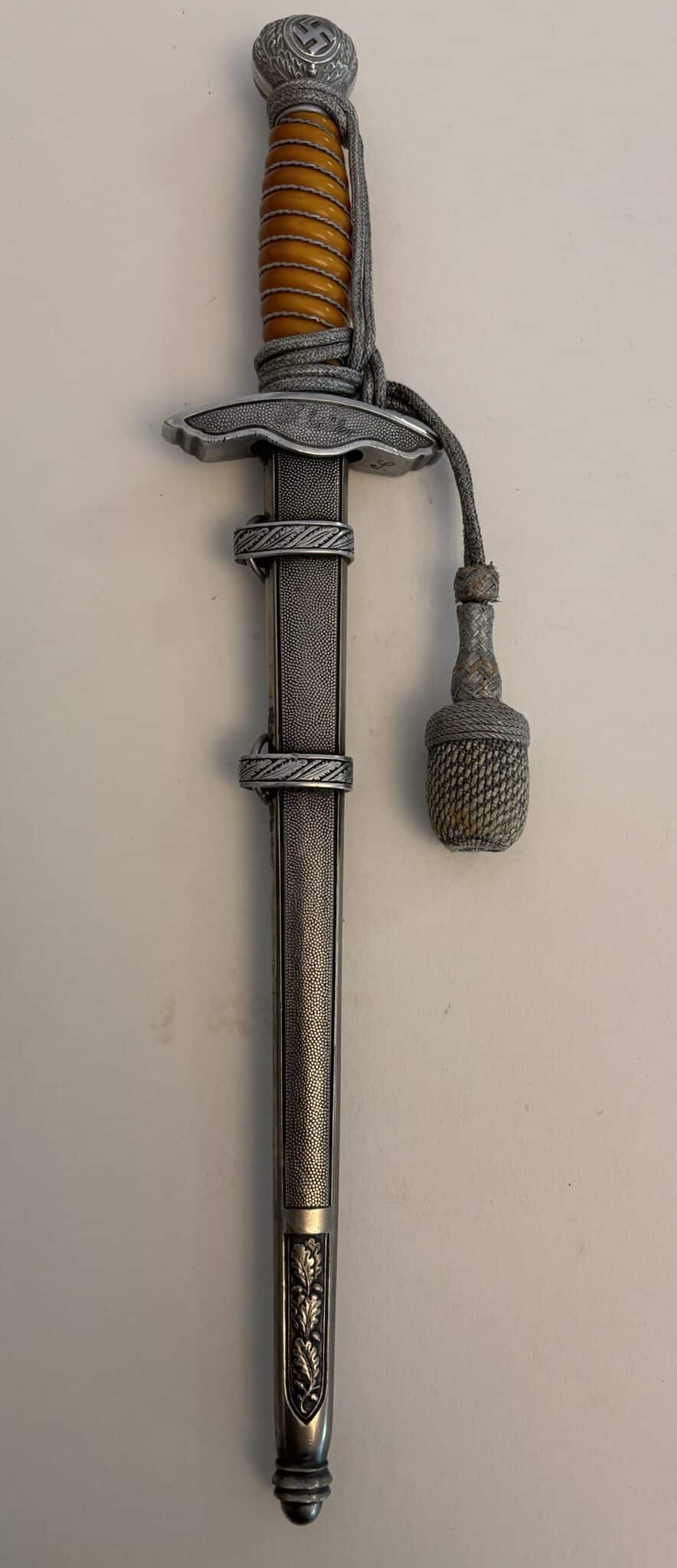 Personalized 2nd Model Luftwaffe Dagger with Portepee (027)