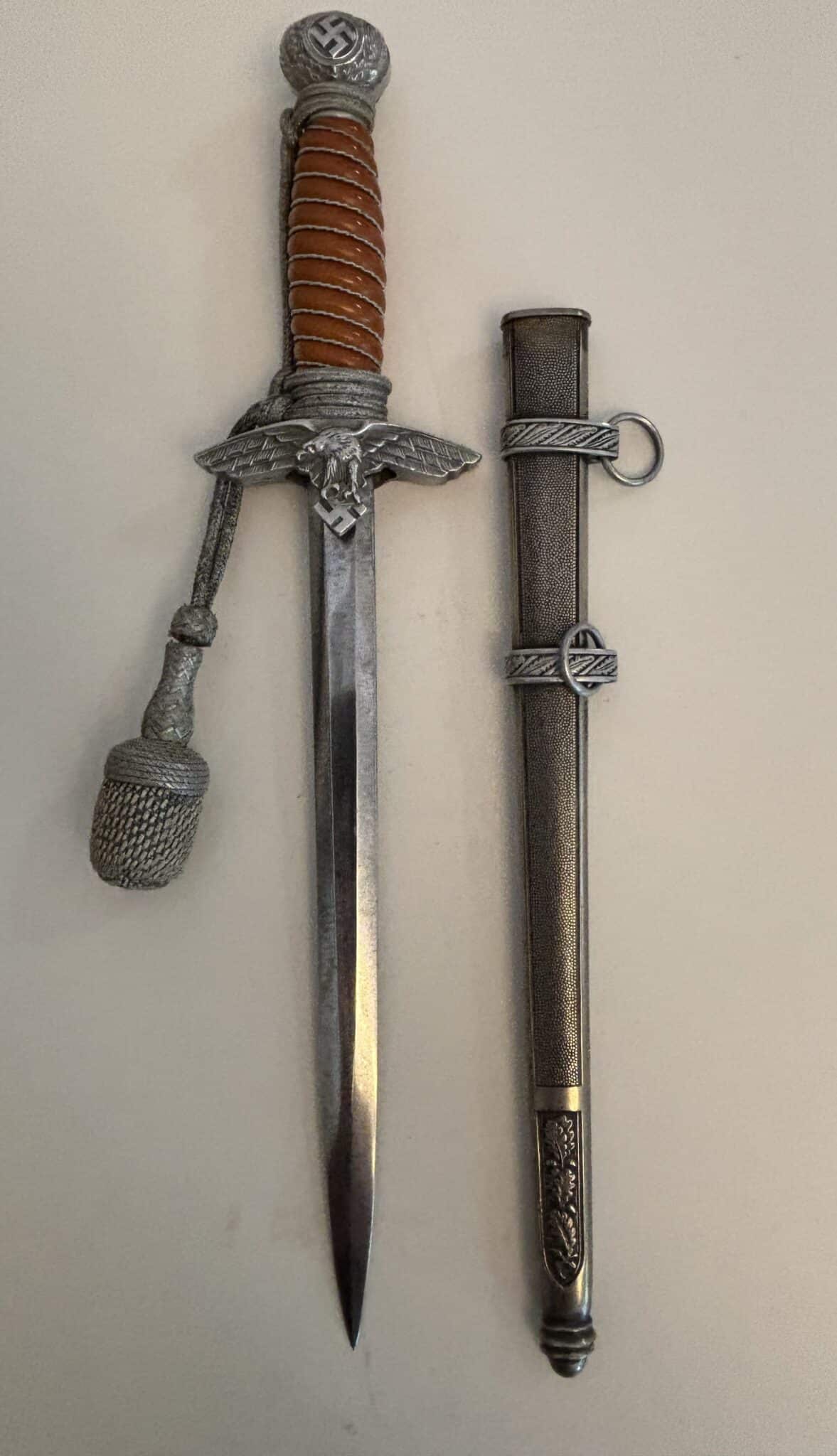 Personalized 2nd Model Luftwaffe Dagger with Portepee (027) - Image 4