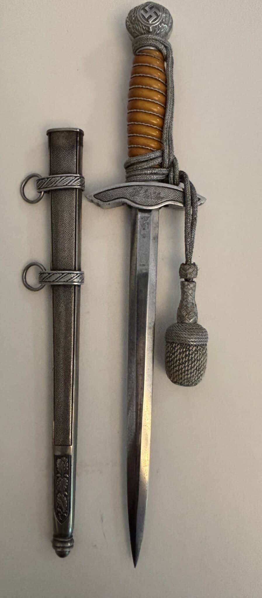 Personalized 2nd Model Luftwaffe Dagger with Portepee (027) - Image 5
