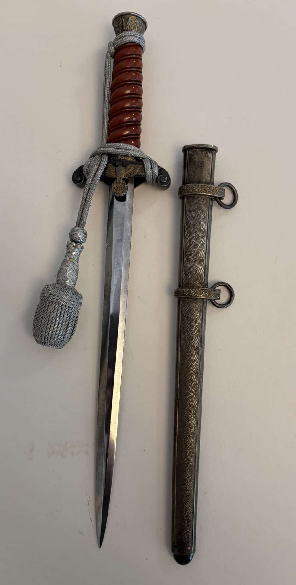Personalized Army Dagger by Horster with Portepee (028) - Image 3