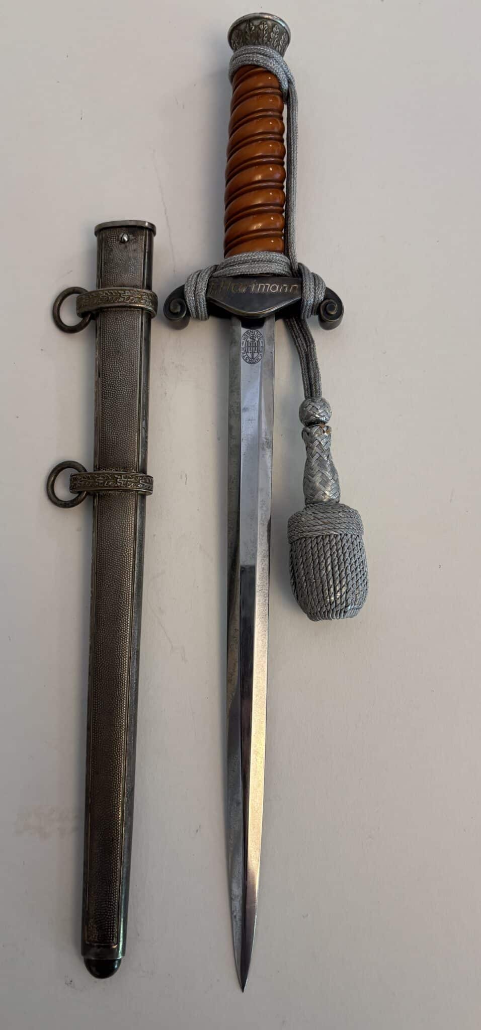 Personalized Army Dagger by Horster with Portepee (028) - Image 4