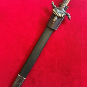 WWII Nazi Party Hirschfanger Hunting Dagger by E. F. Horster w/Frog (108)