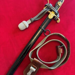 Army Officer's Dove Head Sword by Puma with Portepee & Belt (086)