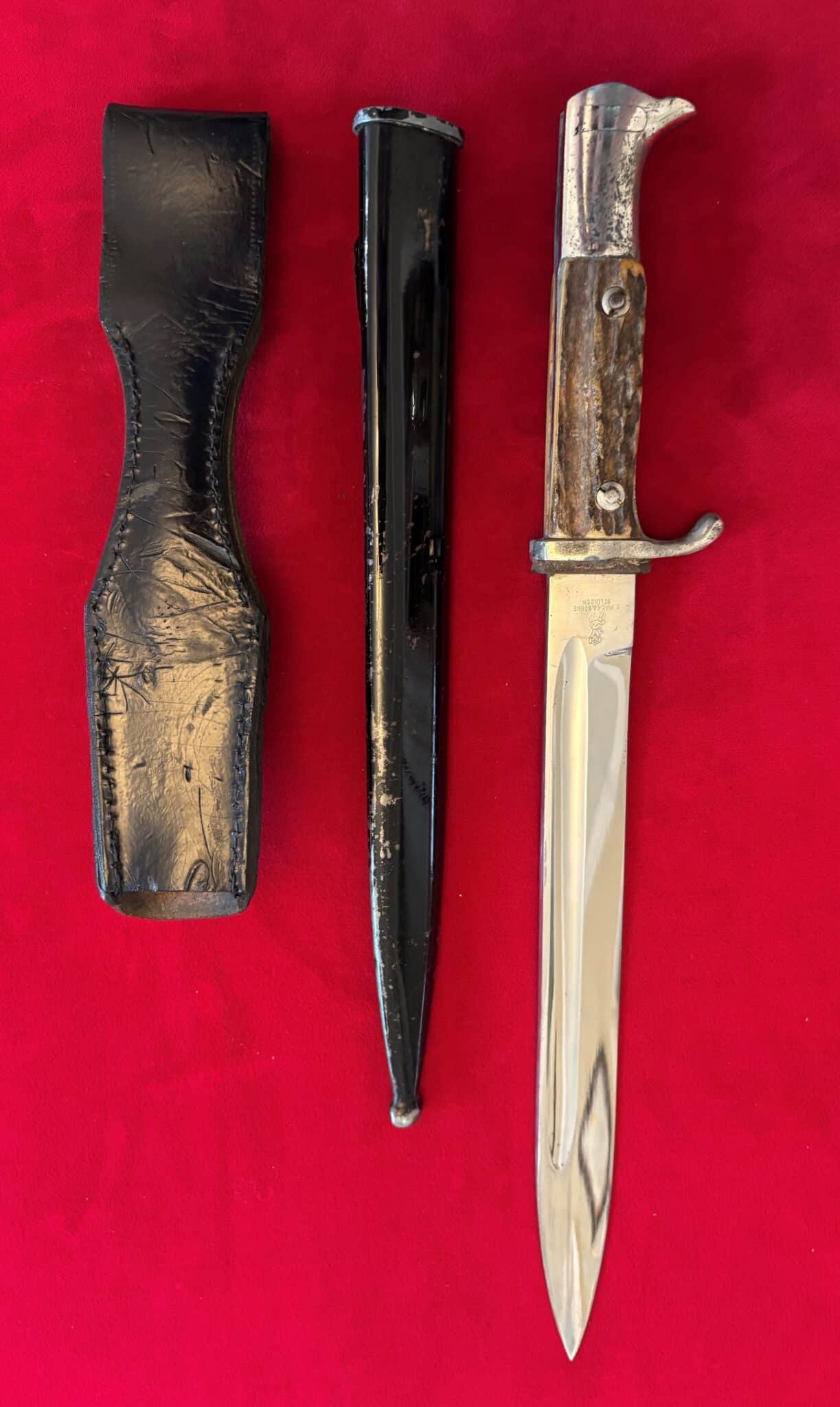 KS/98 Bayonet by E. Pack & Sohn w/Frog (070) - Image 3