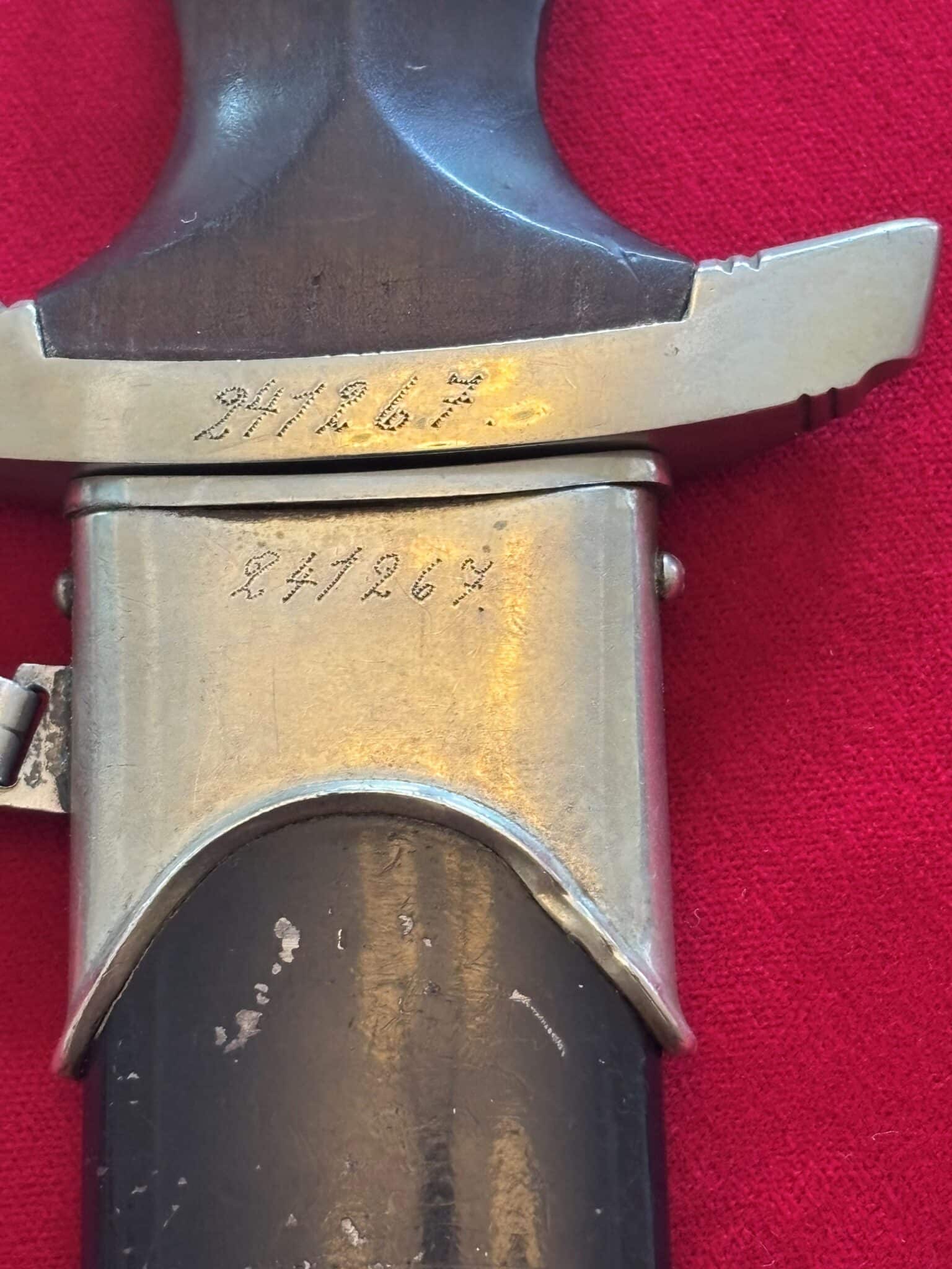 Rare Chained SS Dagger by Gottlieb Hammesfahr (096) - Image 3