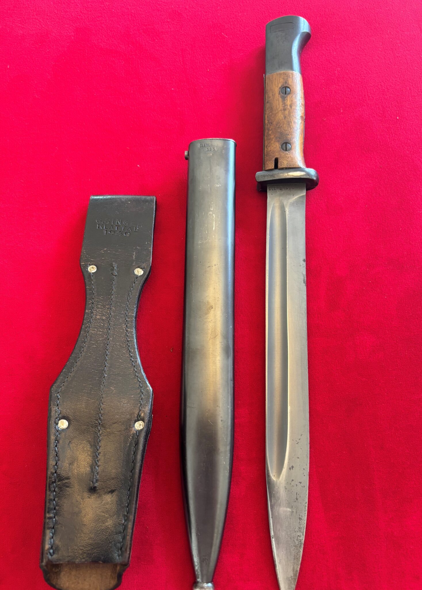 K98 Bayonet by Clemen & Jung with Frog (081) - Image 4