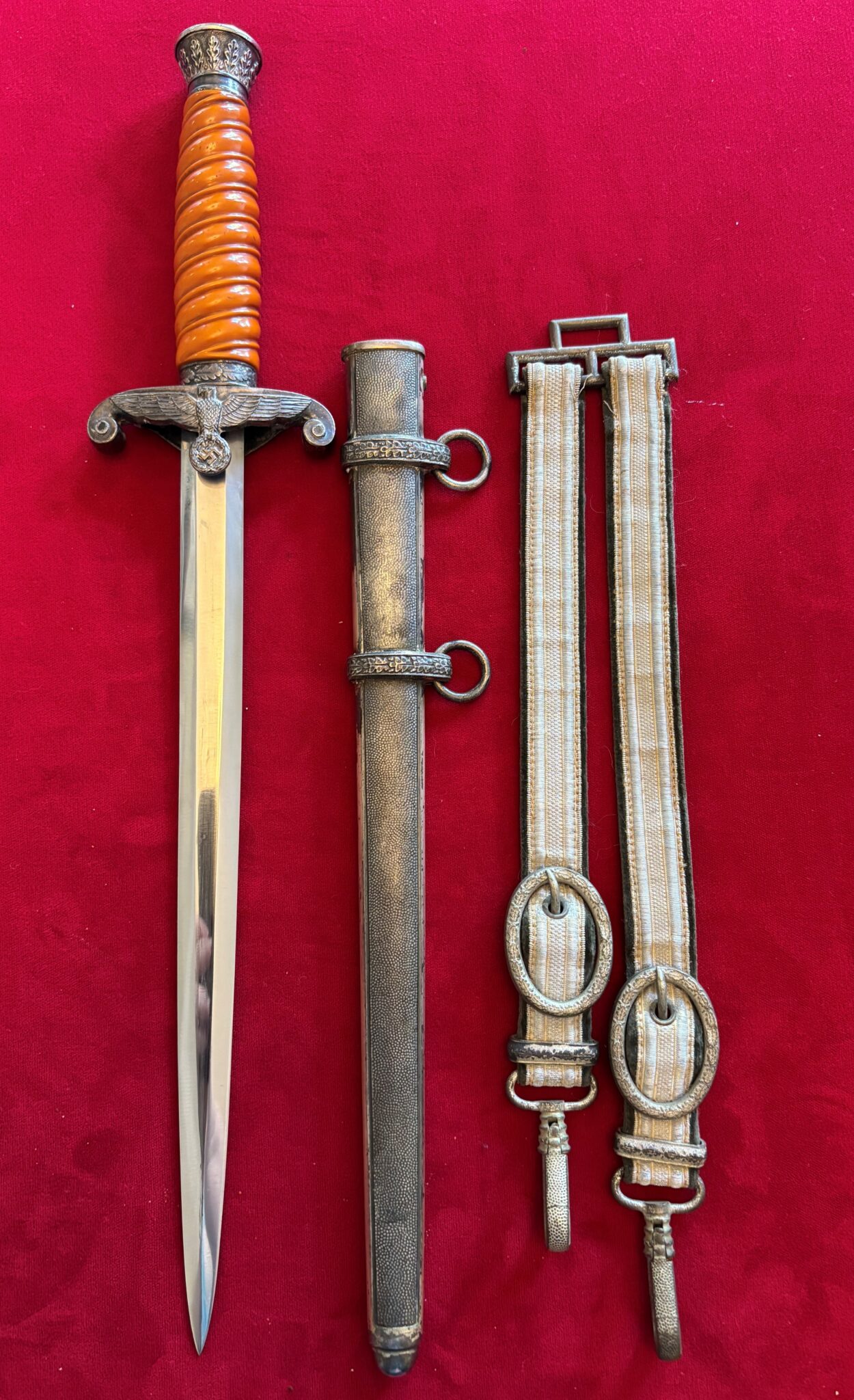 Army Dagger by WKC with Hangers (072) - Image 4