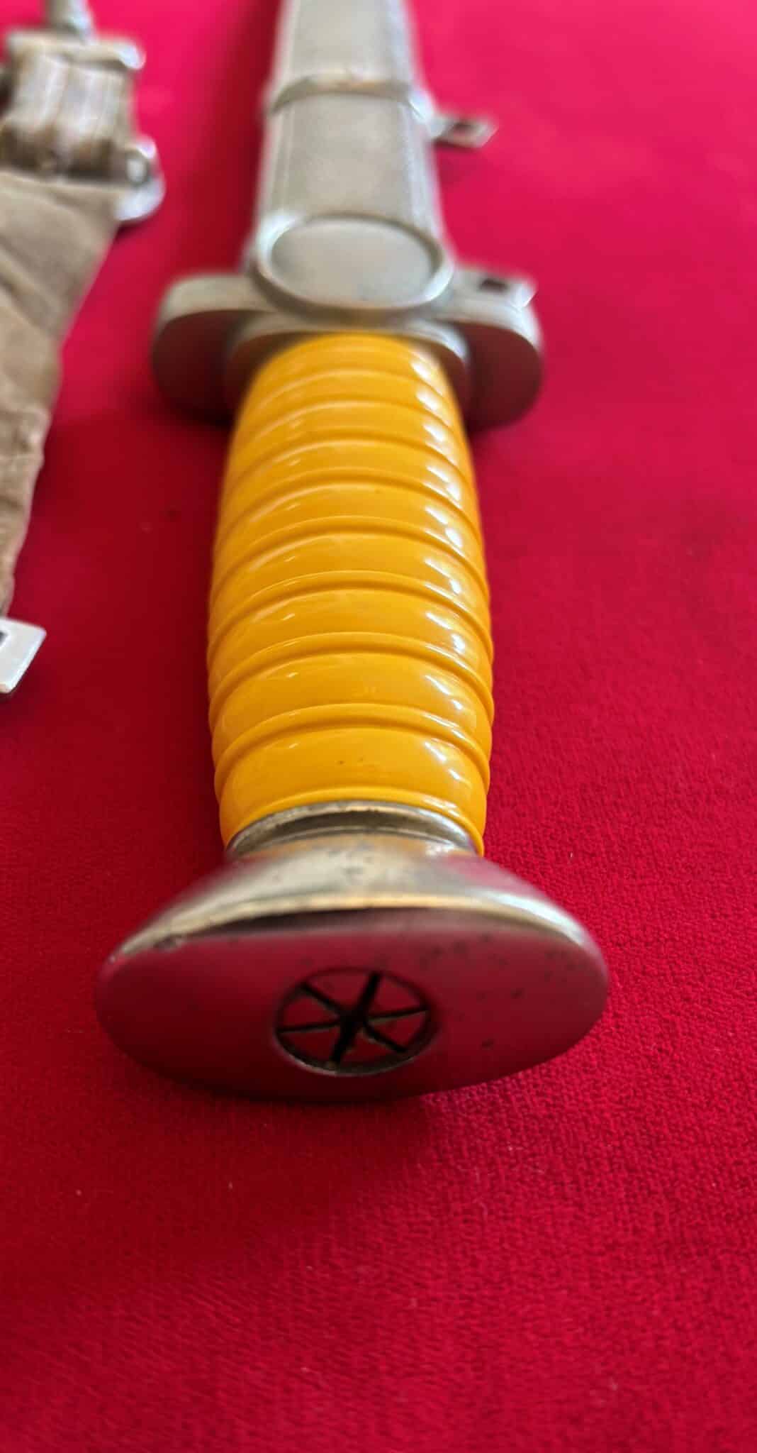 Red Cross Leader Dagger, No Maker, w/Hangers (067) - Image 6