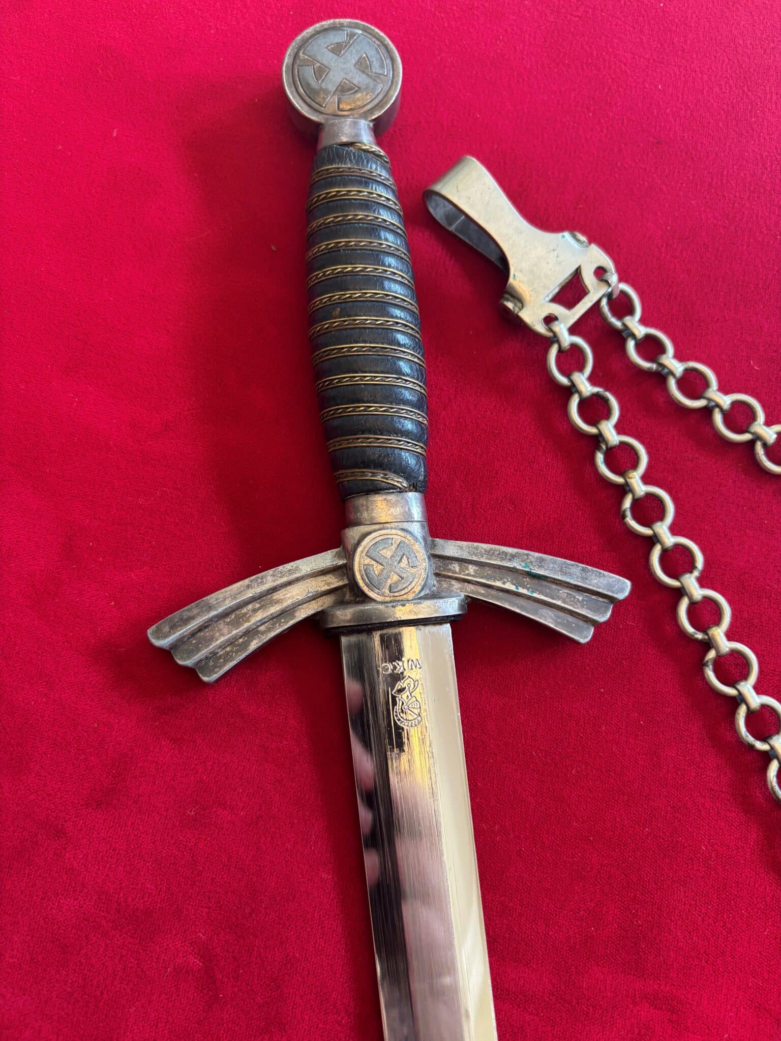 Early 1st Model Luftwaffe Dagger by WKC (098) - Image 7