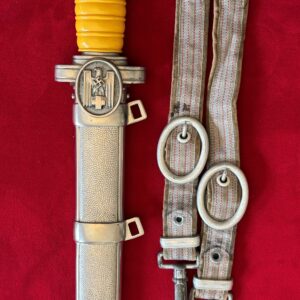 Red Cross Leader Dagger, No Maker, w/Hangers (067)