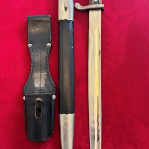 Long Third Reich Municipal Police Bayonet w/Frog by Alcoso (33712)