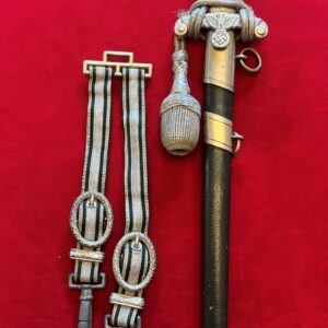Land Customs Dagger w/Portepee and Hangers by Clemens & Jung (33697)