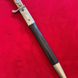 Long Third Reich Municipal Police Bayonet by Paul Weyersberg (33703)