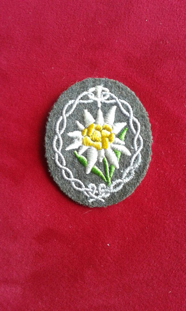 Army Gegbirgsjäger Edelweiss Sleeve Insigne/Badge (#23557)