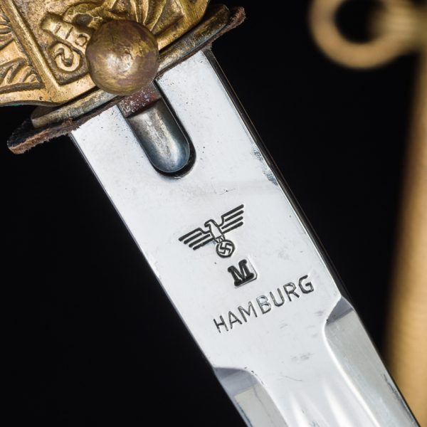 2nd Model Navy Dagger w/”Hamburg” Markings (#25304)