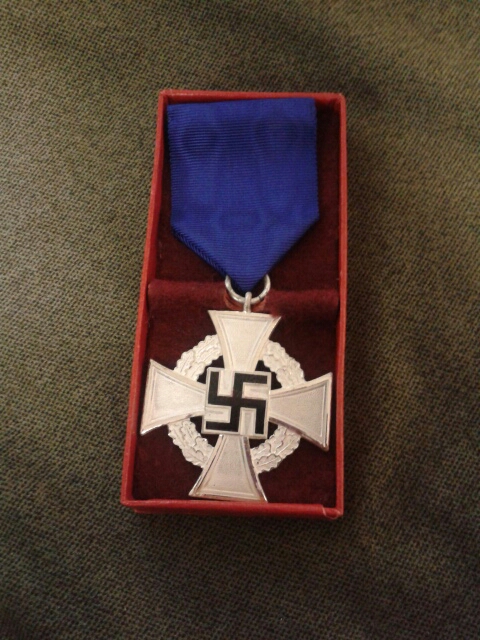 Cased Faithful Service Decoration 2nd Class (25-Years Service) (#25505)