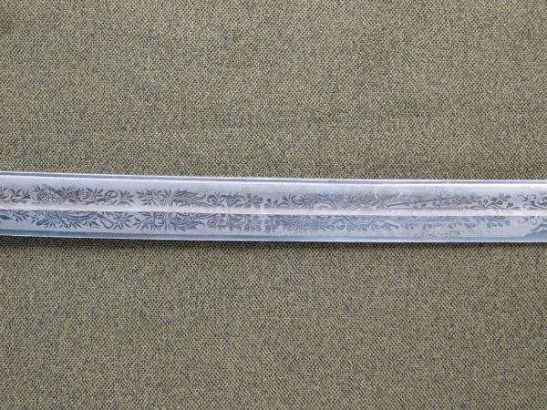 Imperial Mining Service (Bergbau) Sword w/Double-Etched Blade & Sword Knot (#25532)