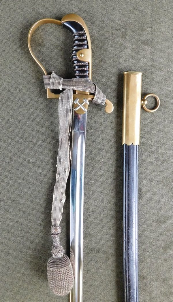 Third Reich Mining Service (Bergbau) Sword w/Sword Knot (#25533)