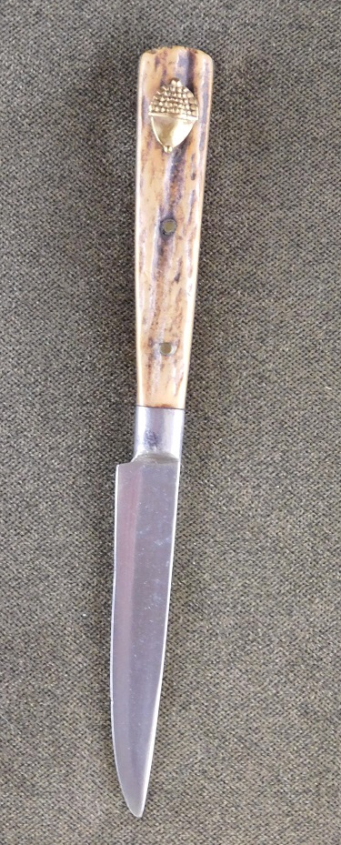 Early Deluxe Hirschfänger w/Double-Etched Blade & Skinning Knife (#30074)