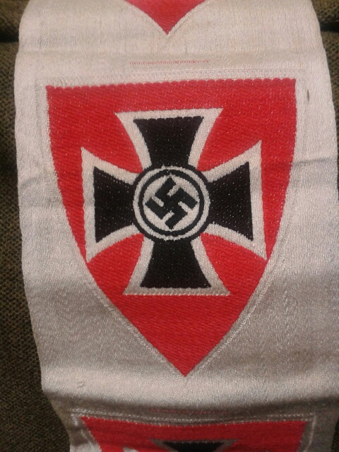 Unissued NS-Reichskriegerbund (NS-RKB) BeVo Pattern Sports Vest Emblem (#25959)