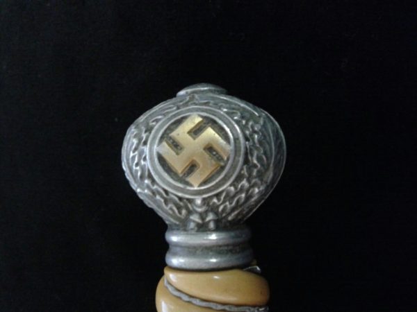 2nd Model Luftwaffe Dagger w/Gilded Swastikas & Portepee (#26657)