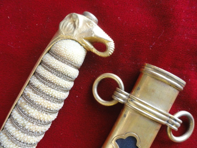 Royal Thai Navy Dagger w/Double-Etched Blade (#26785)