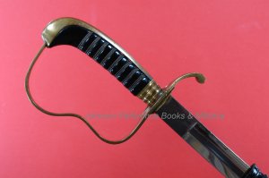 Royal Bavarian Plain Hilt Infantry Sword w/Double-Etched Blade