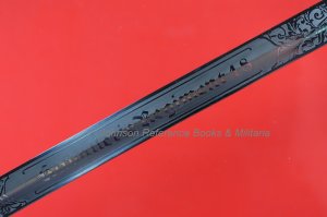 Third Reich Army Dove Head Sword w/Personalized, Double-Etched Blade & Sword Knot (#26813)