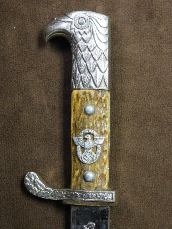 Long Slotted Third Reich Police Bayonet (#27577)