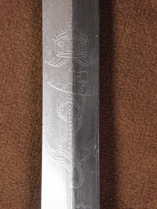 Personalized M-1890 Naval Cadet Dagger (#27786)