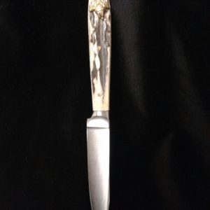 Post-War German Hirschfanger (Hunting Dagger) Nickmesser (Skinning Knife) (#29232)