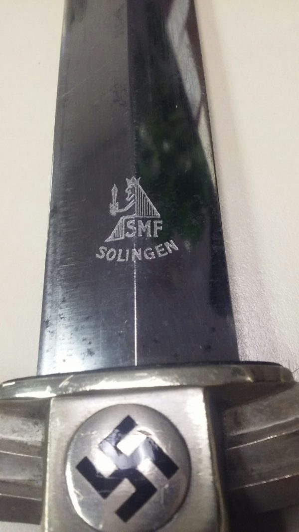 Early Nickel Silver NSFK Dagger (#29376)