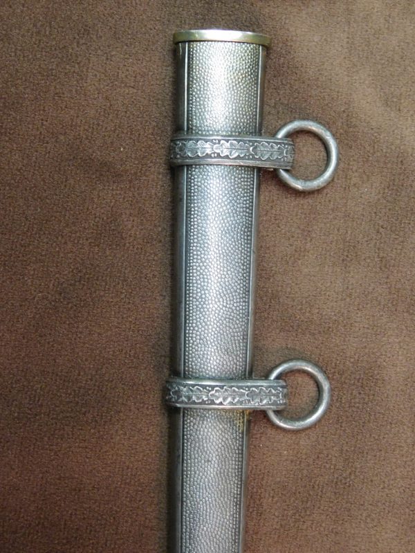 Army Officer Dagger w/White Grip and Hangers (#29466)
