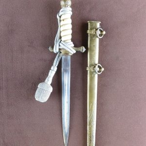 1st Model Navy Dagger w/”Depot” Control Markings & Portepee (#29542)