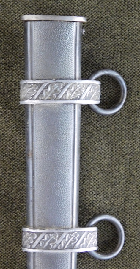 Personalized 2nd Model Luftwaffe Dagger w/Ivory Grip, Portepee & Double-Etched Blade (#29753)