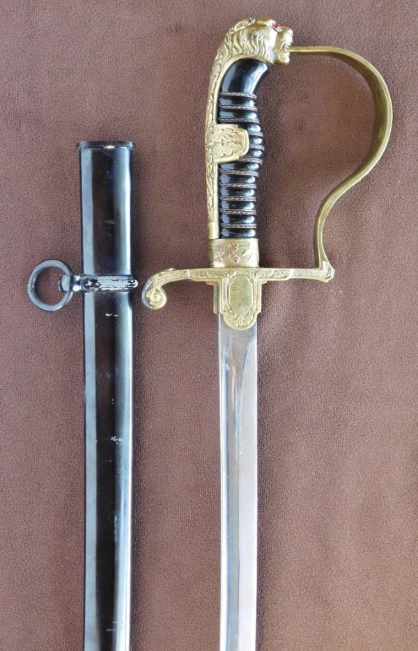 Army Lion Head Sword (#29767)