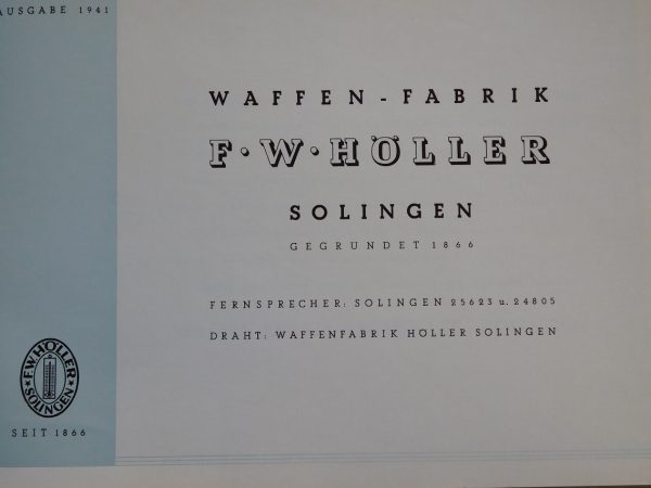 F.W. Höller Catalog (#29775)