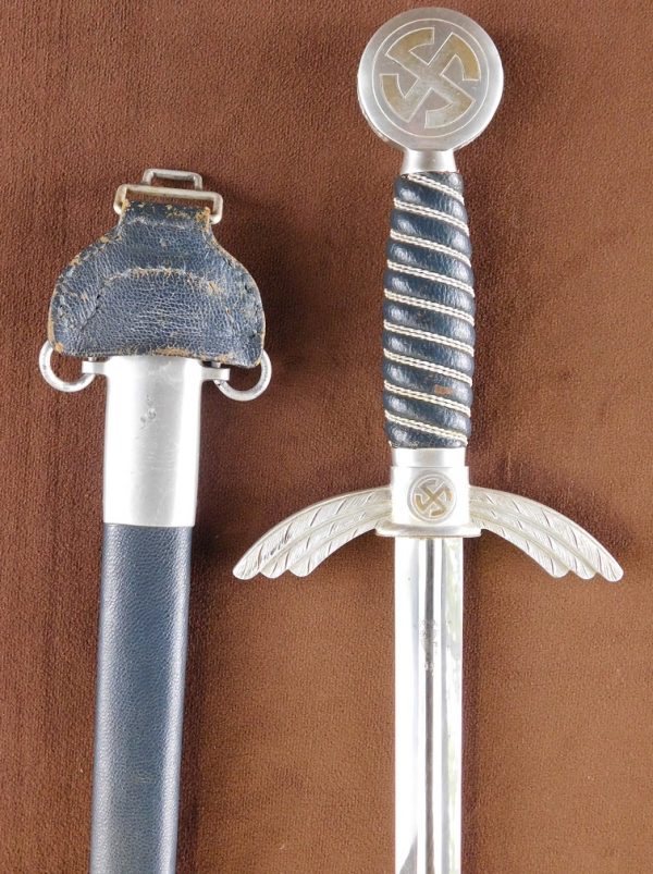 Third Reich Aluminum Luftwaffe Sword (#29801)