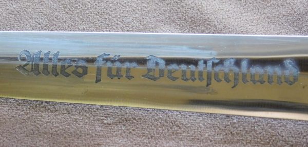 1933 Third Reich SA Dagger w/ Rare Trademark (Ehr. Reich, Schweina) (#29847)