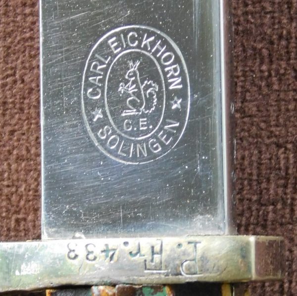 Exceptional Third Reich Long Police Bayonet (#29972)
