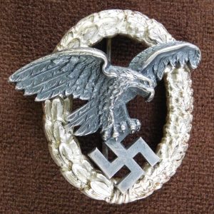 Superb Condition Third Reich Observer Badge by Maybauer, Berlin (#30031)