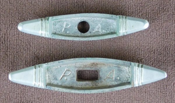 Matching Nickel/Silver Upper & Lower SA Crossguards (#30277)