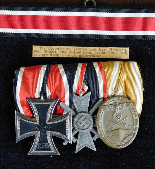 RARE One-of-a-kind Luftwaffe Konvolute with 2nd Model Luftwaffe Dagger, Medal/Decorations Pillow, and Handwritten Letter From Owner to His Son (#30279)