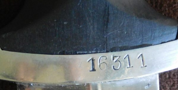 Numbered 1933 SS Dagger by Richard Herder, Solingen (#30308)