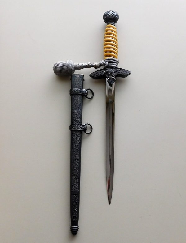 Uncleaned 2nd Model Luftwaffe Dagger with Portepee (#30498)  SOLD