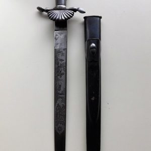 Imperial Hunting Hirschfanger w/Unique Blade Etch (#30523)