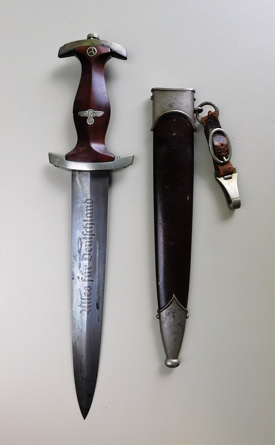Uncleaned Early SA Dagger by RARE Maker w/Hanger (#30640)