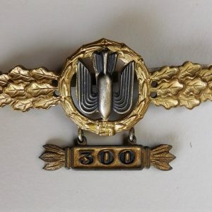 Gold Bomber Operational Flying Clasp w/300 Numbered Pendant (#30646)